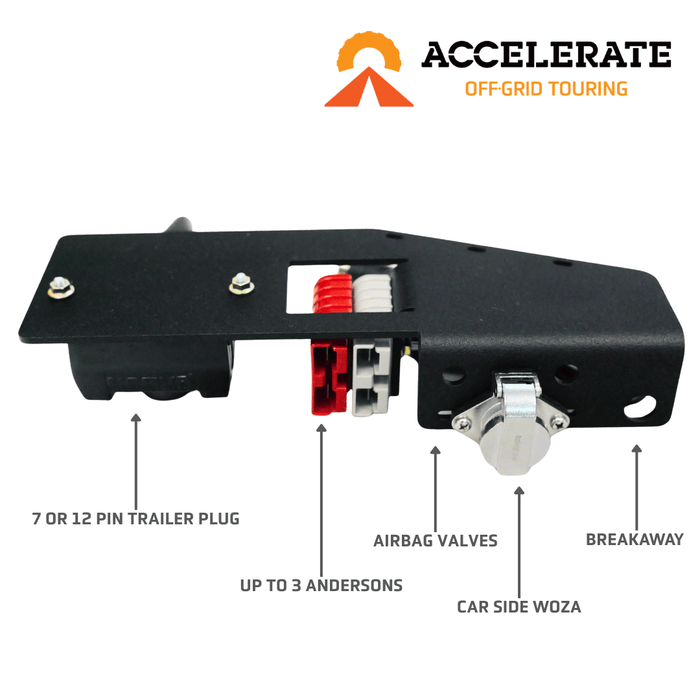 Accelerate Off-Grid Touring Trailer Bracket Trailer Bracket - Universal Ute - Drivers