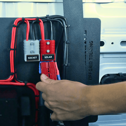 Accelerate Off-Grid Touring Wiring Accessories Socket Box + Wiring - N80 Hilux - Behind Seat to Rear