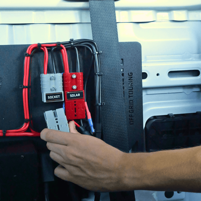 Accelerate Off-Grid Touring Wiring Accessories Socket Box + Wiring - N80 Hilux - Behind Seat to Rear