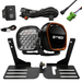 Accelerate Off-Grid Touring Yes - LED Headlights / Stedi Type-X EVO 7 Inch LED Driving Light Spot Beam Spotlight Mount - N80 Hilux - Behind Grille