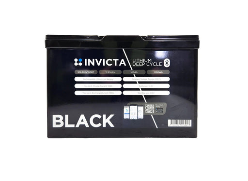 Invicta Lithium Battery Invicta Black 100ah Lithium Battery - 5yr Warranty