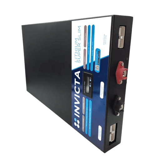 Invicta Lithium Battery Invicta Super Slim 12V 100Ah LiFePO4 Battery Bluetooth