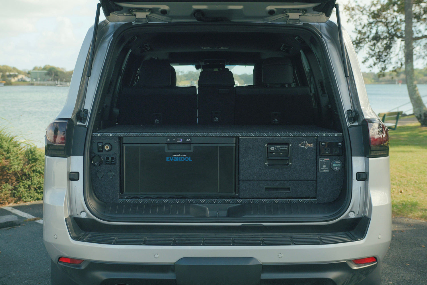 RV Storage Solutions RVSS 40L Evakool Fridge Drawer Stacker Toyota Land Cruiser 300 Series & EvaKool
