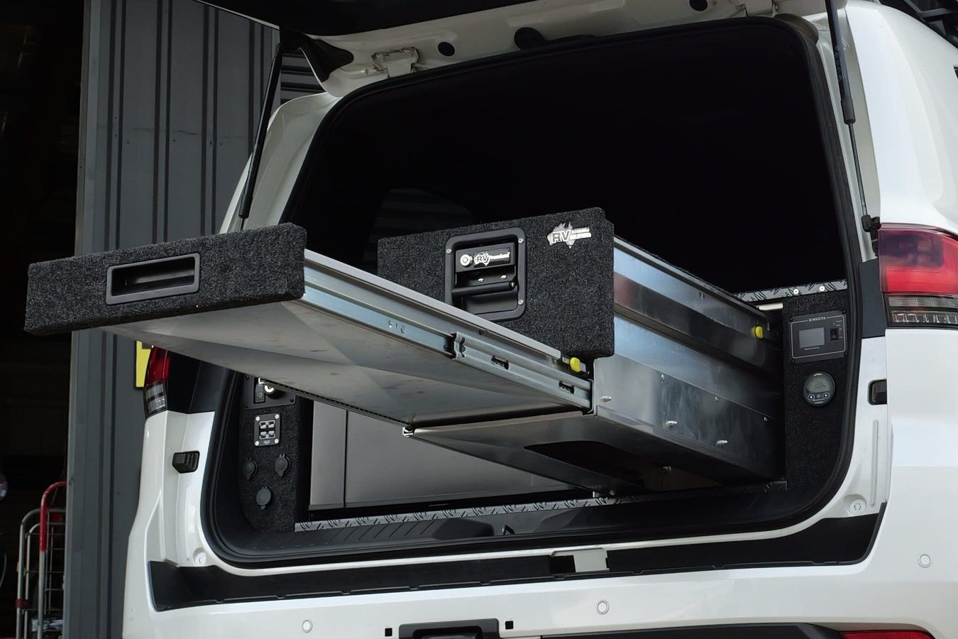 RV Storage Solutions RVSS 40L Evakool Fridge Drawer Stacker Toyota Land Cruiser 300 Series & EvaKool