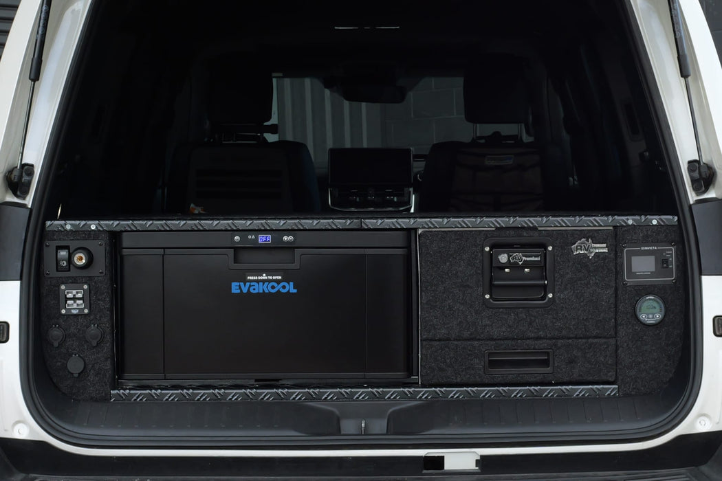 RV Storage Solutions RVSS 40L Evakool Fridge Drawer Stacker Toyota Land Cruiser 300 Series & EvaKool
