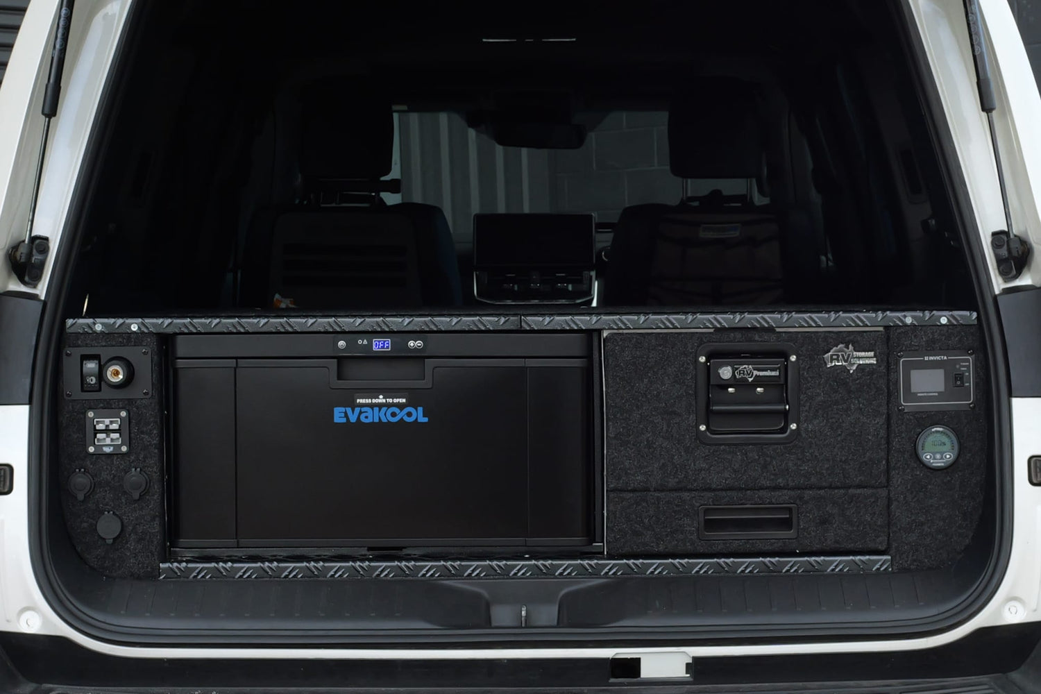 RV Storage Solutions RVSS 40L Evakool Fridge Drawer Stacker Toyota Land Cruiser 300 Series & EvaKool