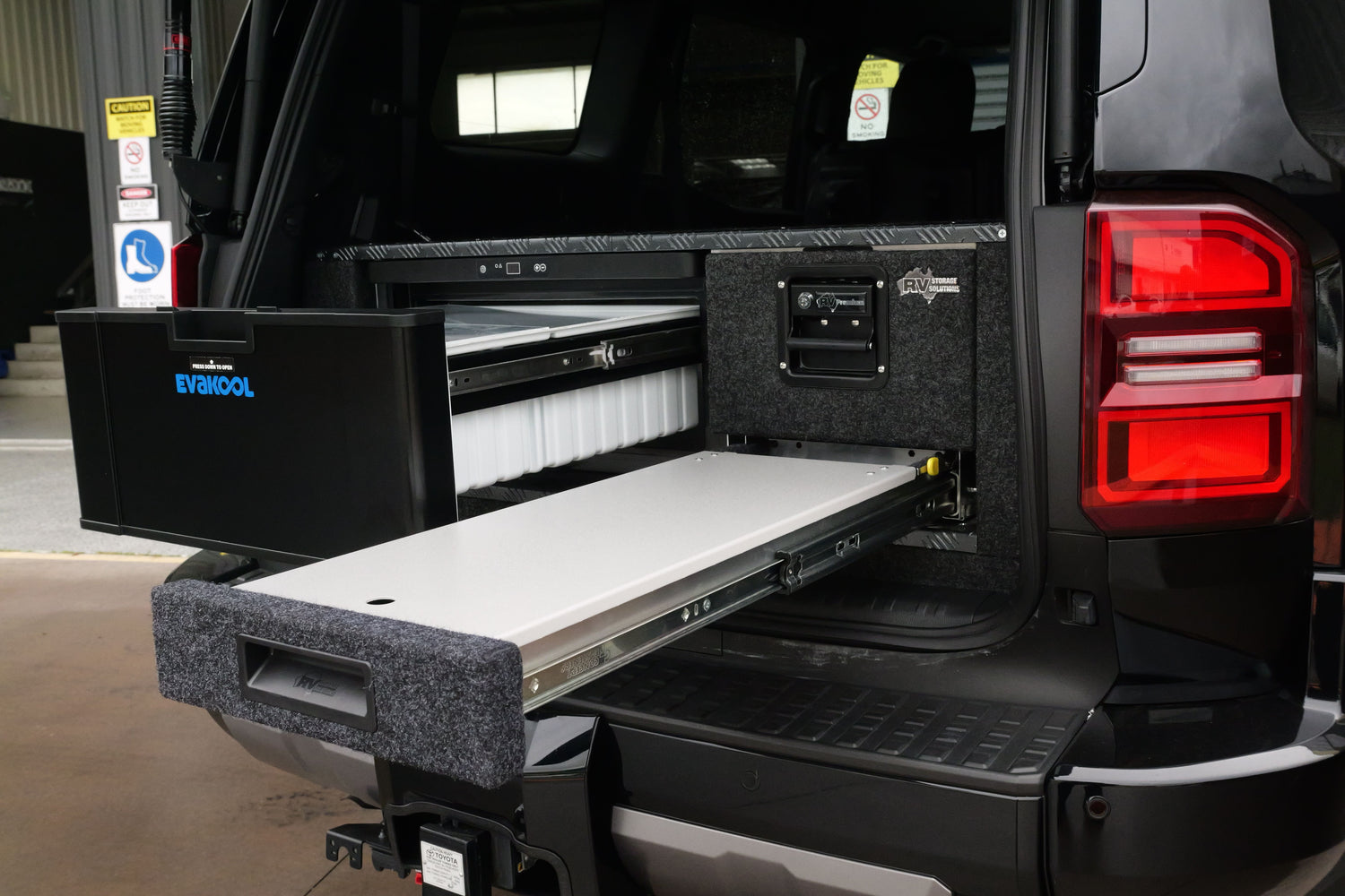 RV Storage Solutions RVSS Fridge Drawer Stacker Drawers to Suit Prado 250 Series & EvaKool 40l Drawer Fridge