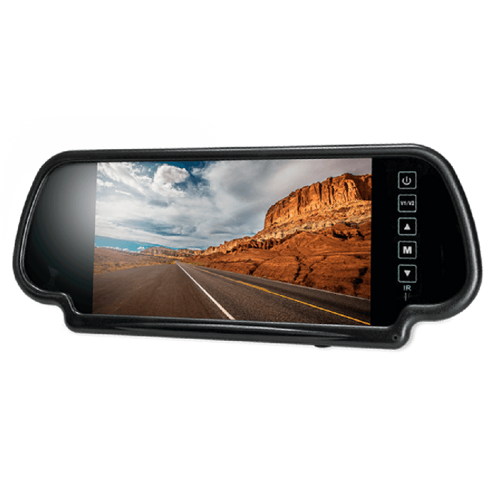 Accelerate 4wd and Caravan Electrics 7″ Screen Rear Vision Mirror Safety Dave Replacement Monitor