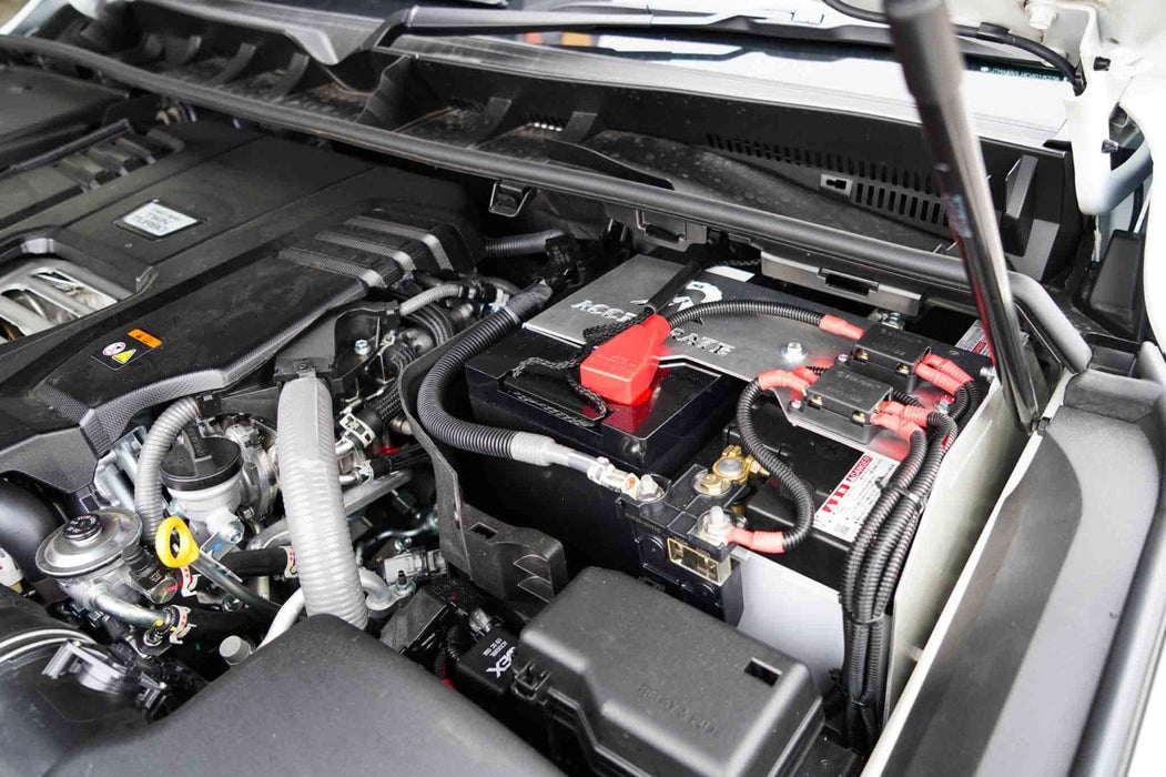 Accelerate 4wd and Caravan Electrics DIY Kits Toyota Landcruiser 300 Series Under Bonnet Dual Battery System