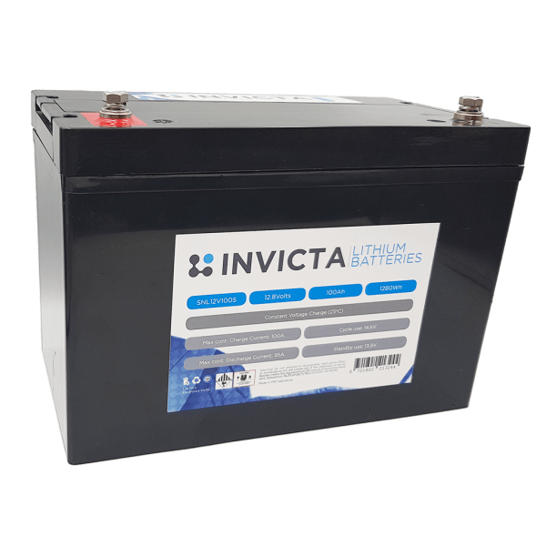 Accelerate Auto Electrics & Air Conditioning Battery 12V 100AH INVICTA BATTERY Lithium Deep Cycle Battery
