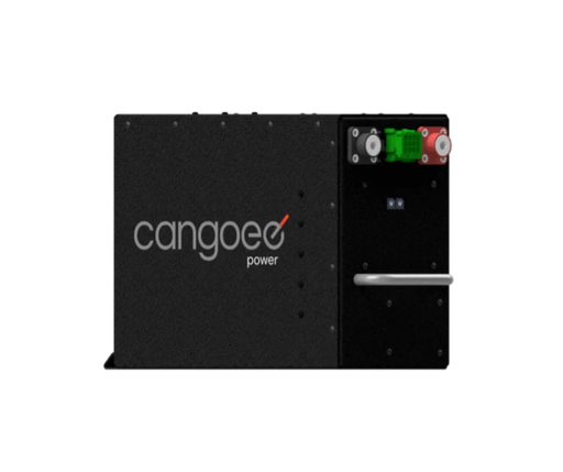 Accelerate Off-Grid Touring Cangoee 110Ah lithium iron battery node with 100A BMS & integrated 20A Smart DC/DC charger