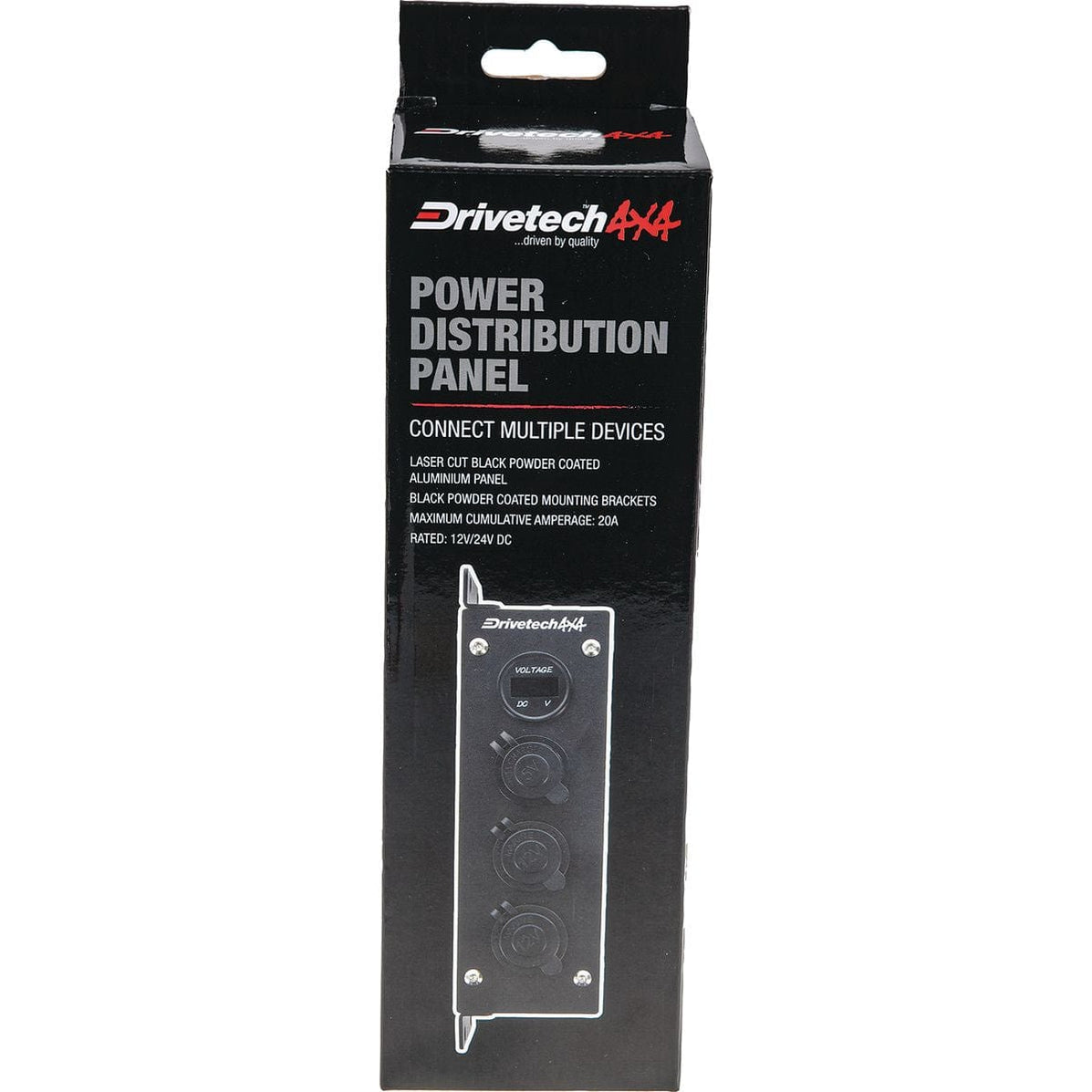 12/24V Power Distribution Panel Socket Box - Drivetech 4x4 — Accelerate ...