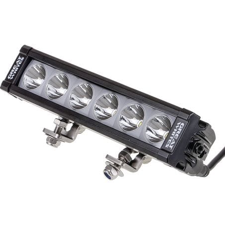 Accelerate Off-Grid Touring Great Whites Attack 6 LED Driving Light Bar with Backlight