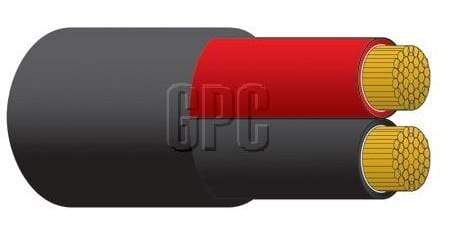 Ashdown Ingram Cable & Wire Default Twin Core 4mm Sheathed Red & Black Cable - 1 Metre