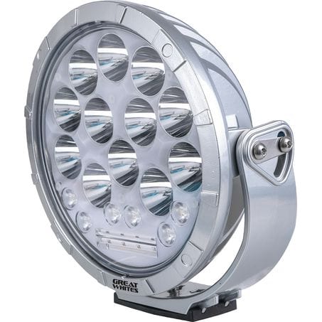 Ashdown Ingram Driving Lights Alloy Great Whites Attack 250mm LED Round Driving Light With Amber Light