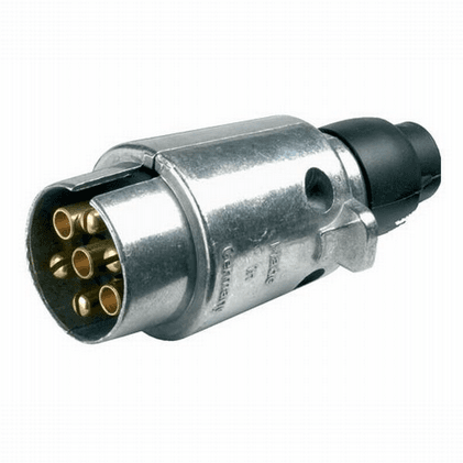 Ashdown Ingram Plugs & Sockets Default Utilux Trailer Plug 7 Pin Round Large - Metal MP7