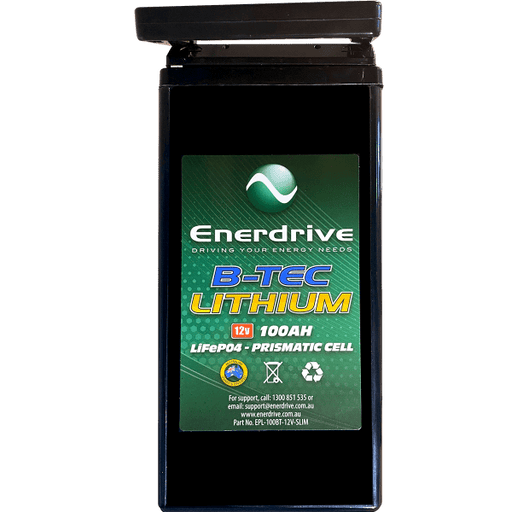 Enerdrive Inverter Enerdrive ePOWER B-TEC 100Ah Slim Lithium Battery
