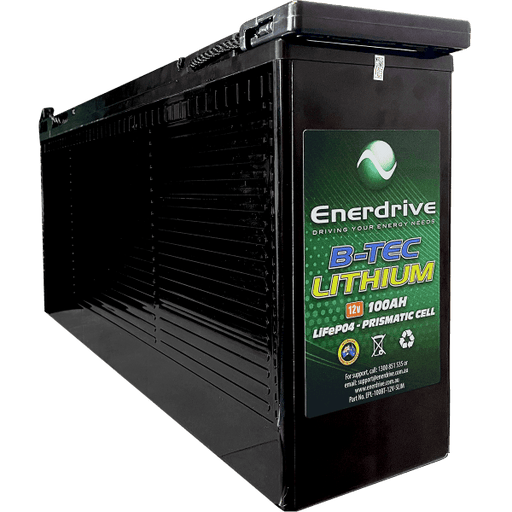 Enerdrive Inverter Enerdrive ePOWER B-TEC 100Ah Slim Lithium Battery