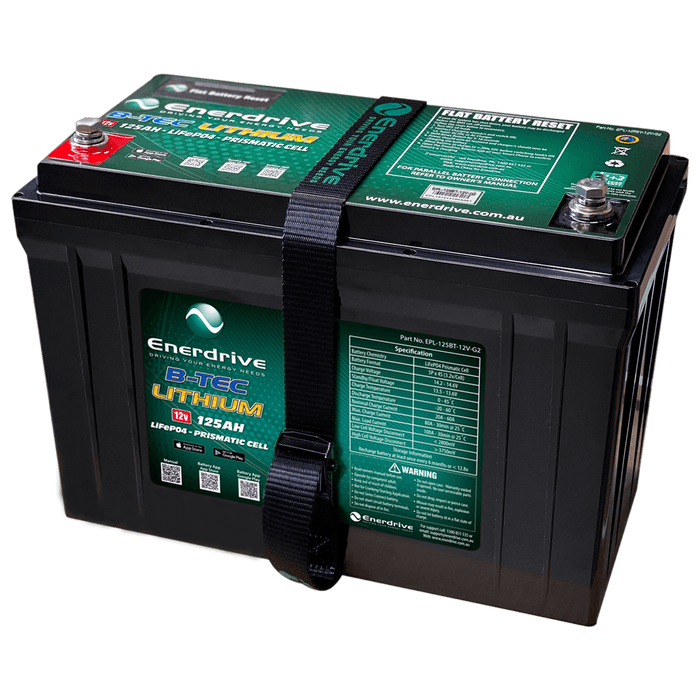 Enerdrive Lithium Battery Enerdrive B-TEC 12V 125Ah G2 Lithium Battery