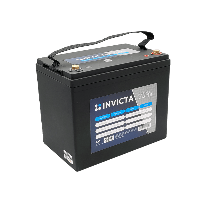 Invicta Lithium Battery Invicta Hybrid Lithium Battery 60Ah 80D 12V1000CCA