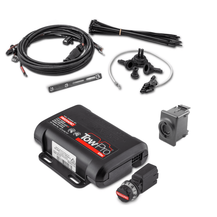 Redarc Brake Controller Redarc TowPro + Redarc Wiring Kit +  Switch Insert