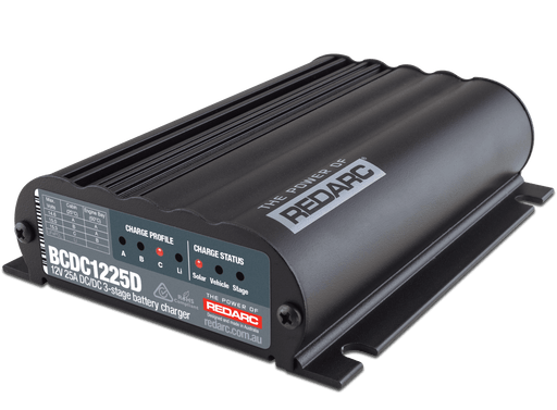 Redarc DC-DC Charger REDARC BCDC1225D 12V Dual Input 25A In-Vehicle DC To DC Battery Charger